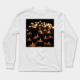 Candles shining bright Long Sleeve T-Shirt